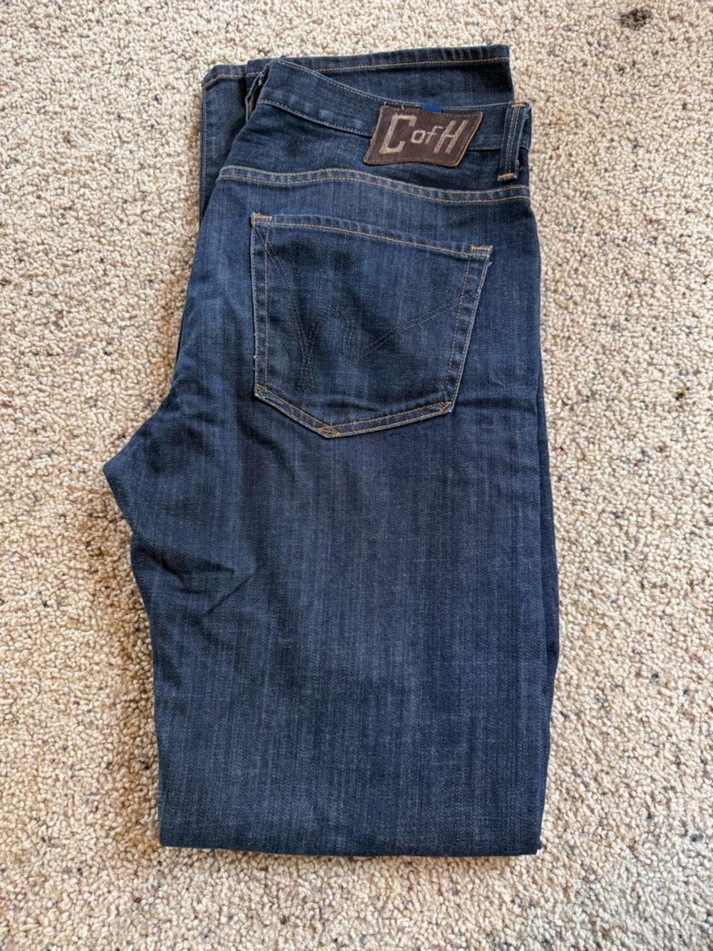 Citizens Of Humanity Dark Indigo Straight Jeans